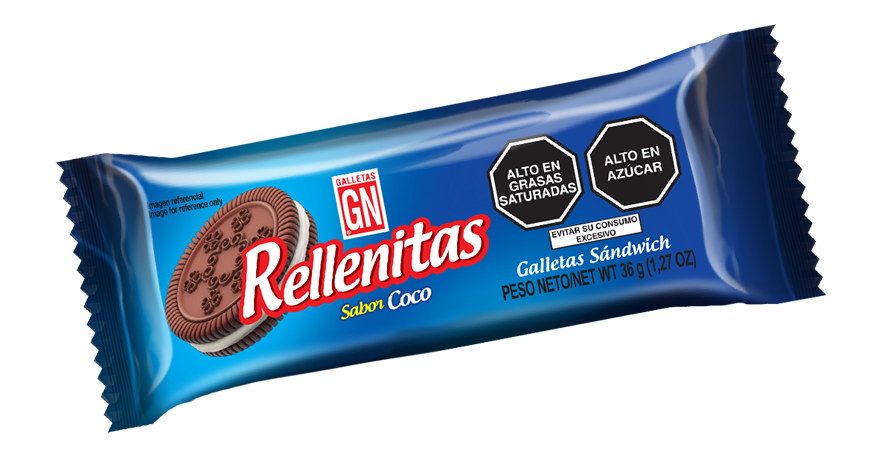 Galletas Rellenita Coco 36g