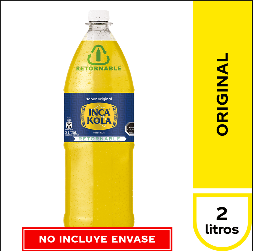 Gaseosa Inka Cola 2L Retornable