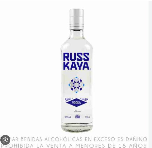 Vodka RussKaya Clasico 750ml