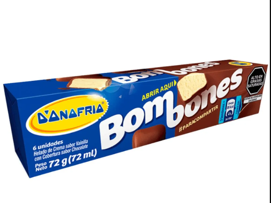 Helado Bombones 72ml