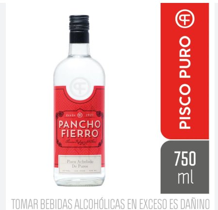 Pisco Pancho Fierro Acholado 750ml