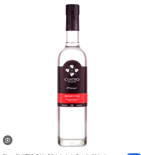 Pisco 4 Gallos Acholado 700ml