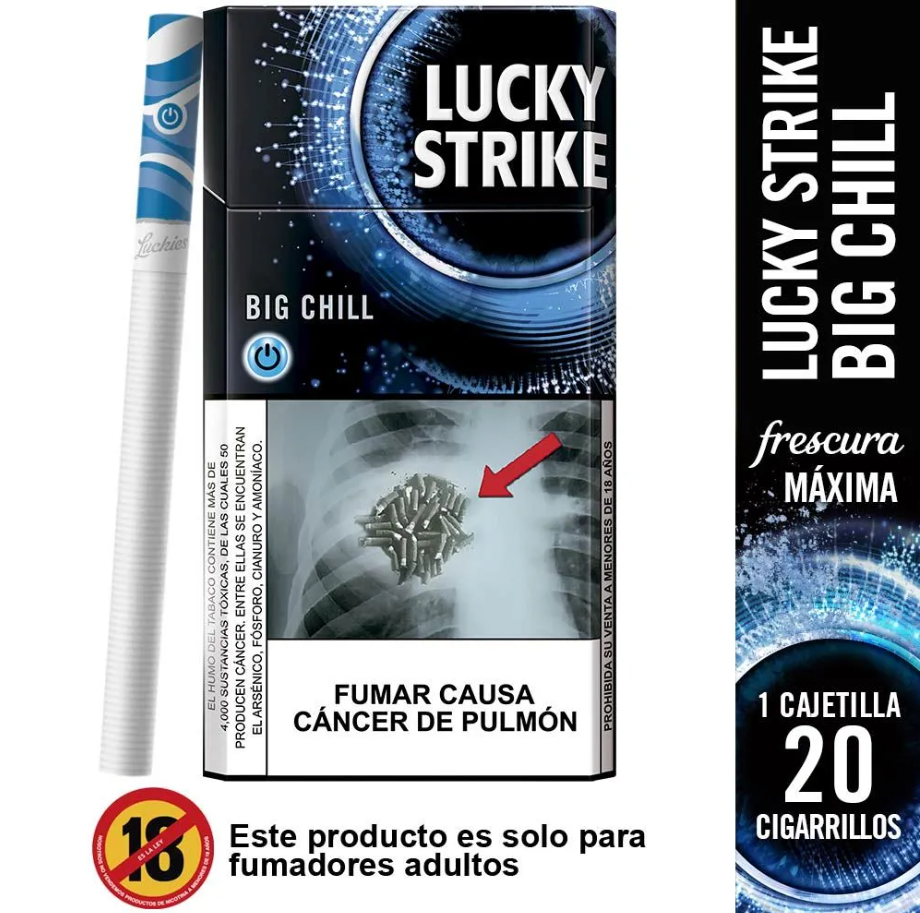 Lucky Strike Big Chill Azul