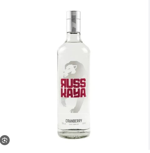 Vodka RussKaya CranBerry 750ml