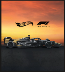 HOT WHEELS APXGP F1 MOVIE BLACK