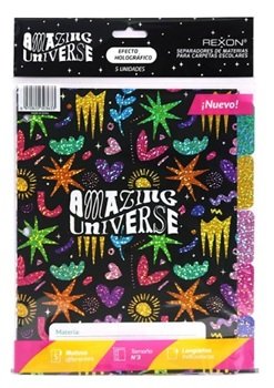 Asignaturas Separadores Carátulas Portadas N3 rexon amazing universe.