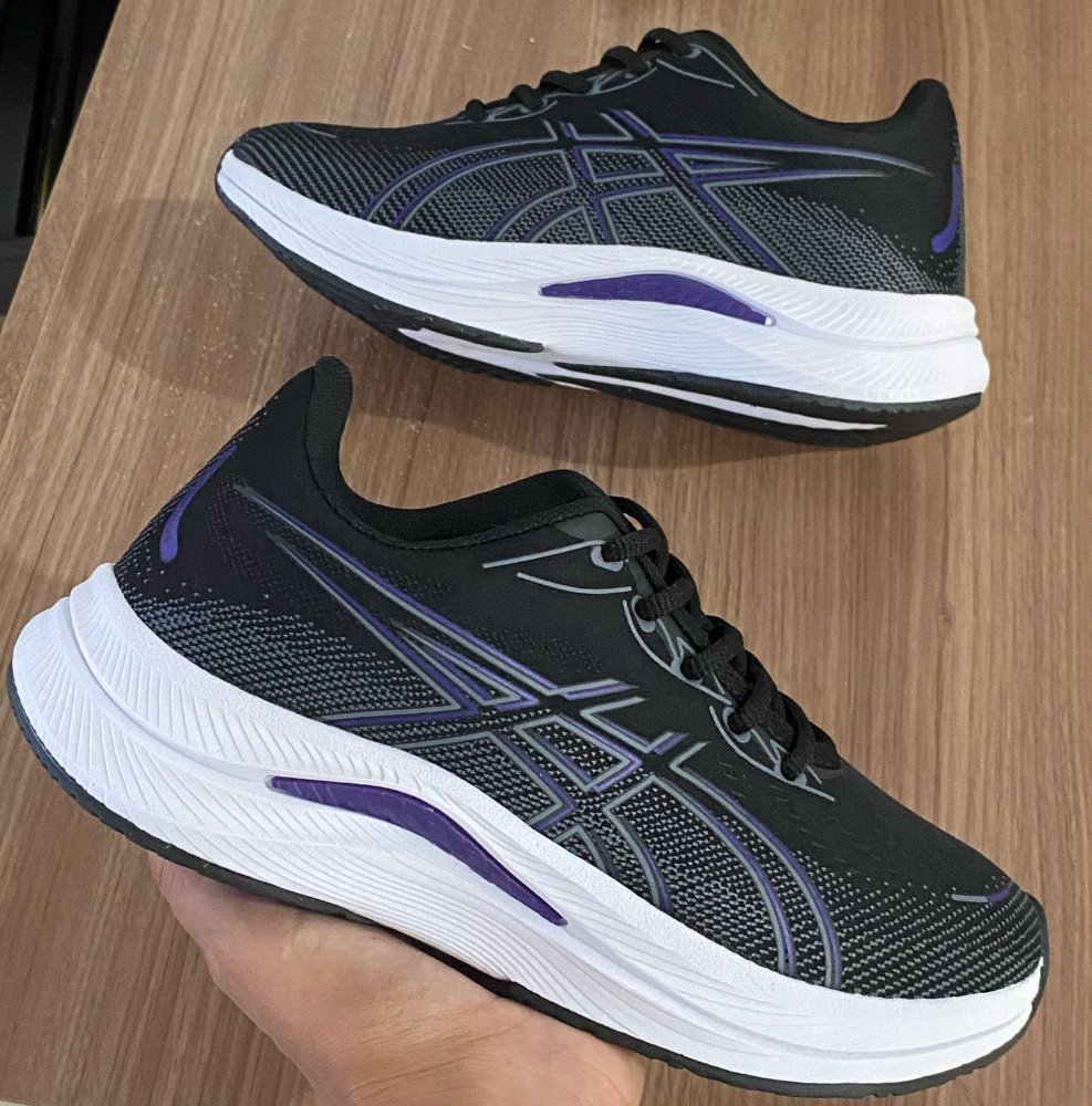 asics preto uva saco baixa