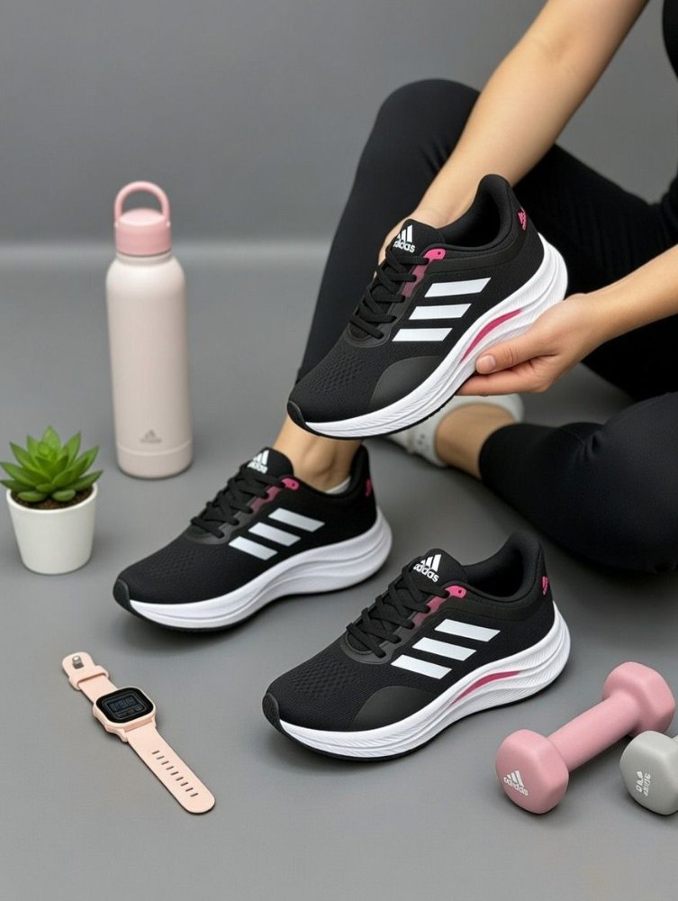 adidas slin preto pink caixa baixa