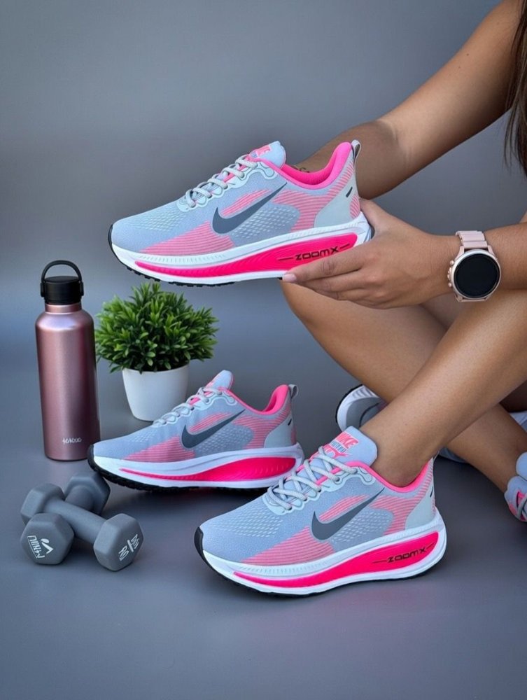 nike zoomx cinza pink saco baixa