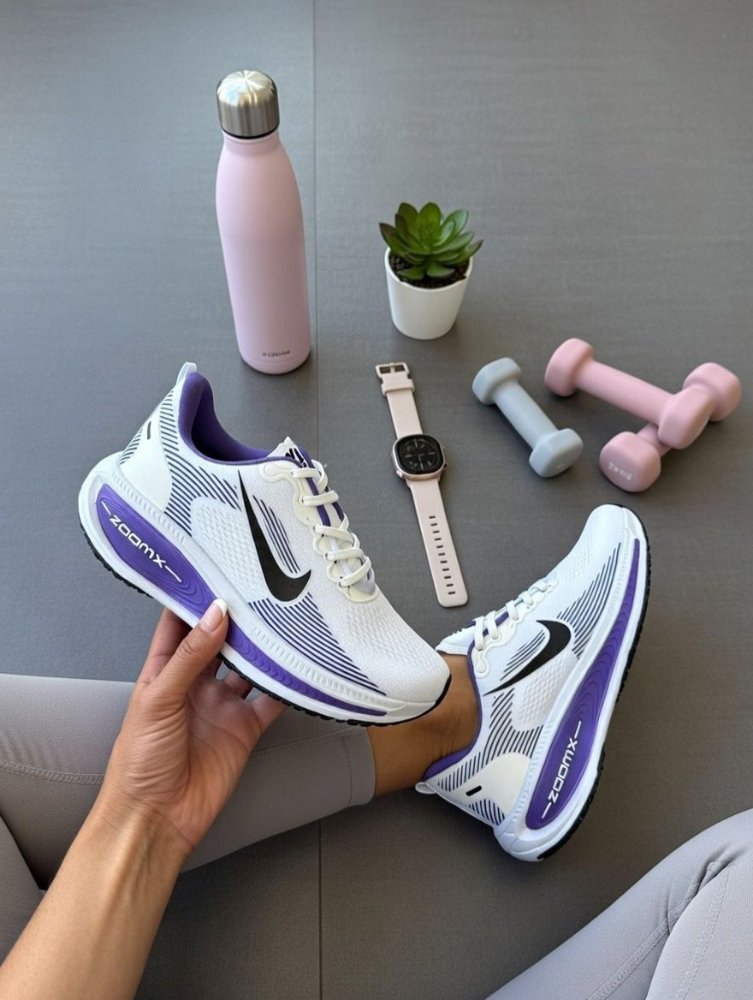 nike zoomx branco uva caixa baixa