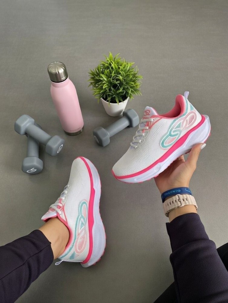 olympikus prid4 branco pink saco baixa