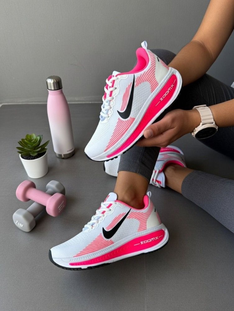 nike zoomx branco pink saco baixa