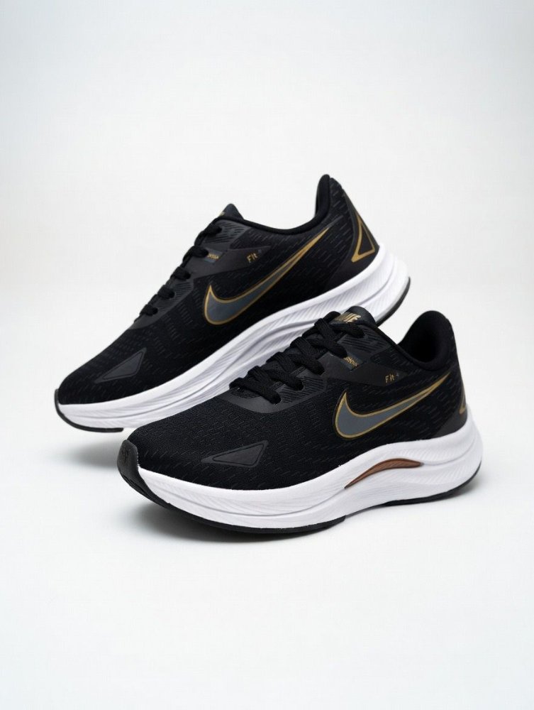nike fit preto dourado caixa alta