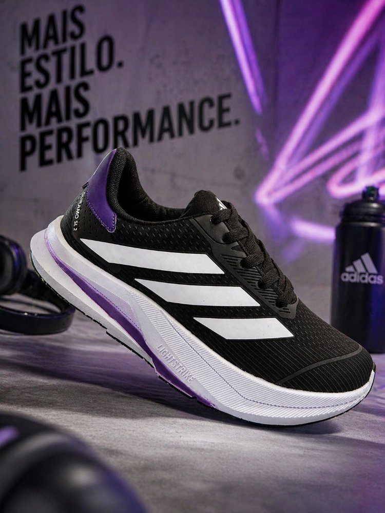 adidas duramo SL2 preto uva caixa baixa