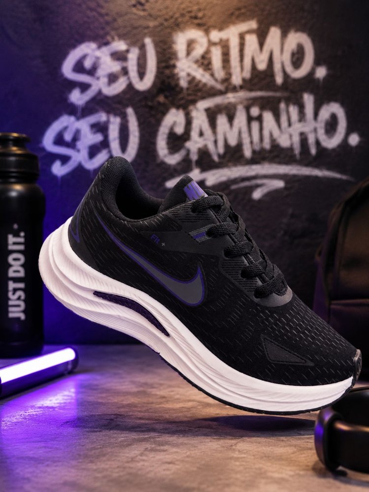 nike fit preto uva caixa baixa