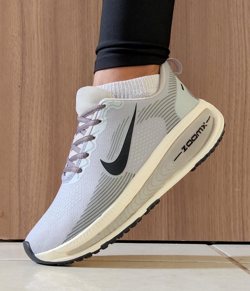 nike zoomx cinza preto caixa alta