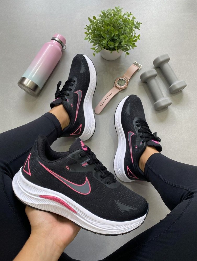 nike fit preto pink saco baixa