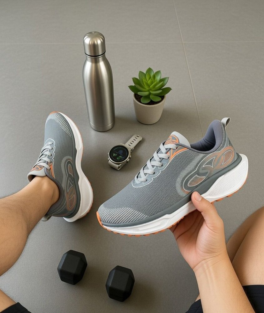 olympikus prid4 cinza laranja caixa alta