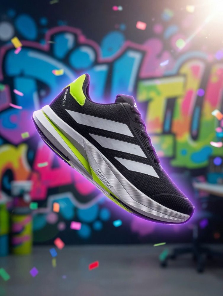 adidas duramo SL2 preto limao saco alta