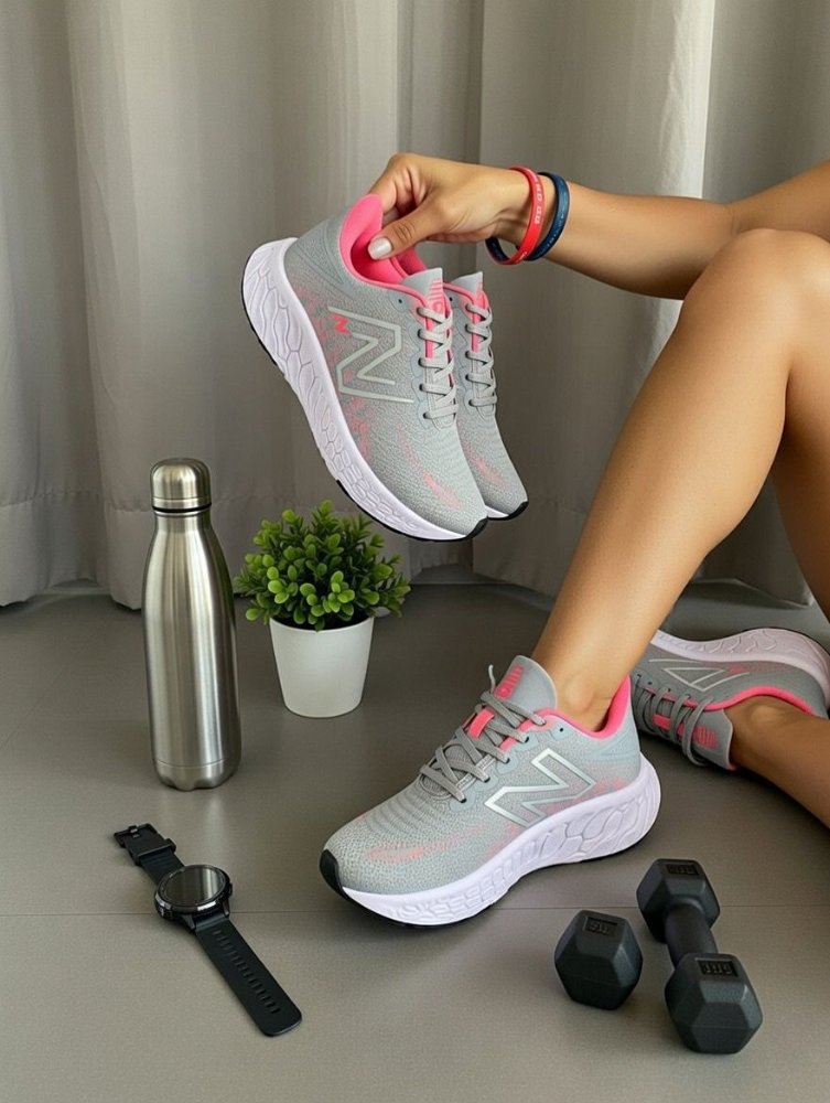 new balance cinza pink saco