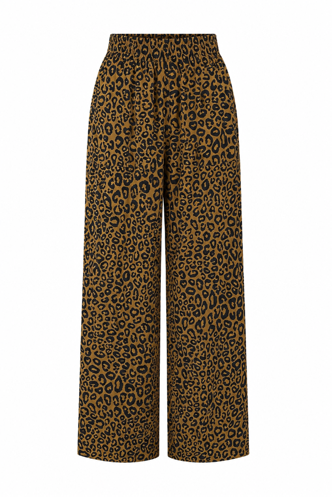 Pantalón Wide Leg Animal Print