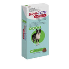 Bravecto 1 Mes 10 -20 kl verde