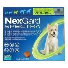 Nexgard spectra 7,5 a 15 kg