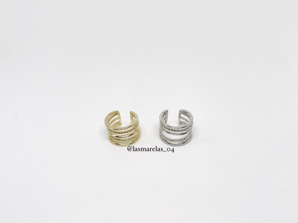 Ear cuff N° 4 - Laminado de Oro