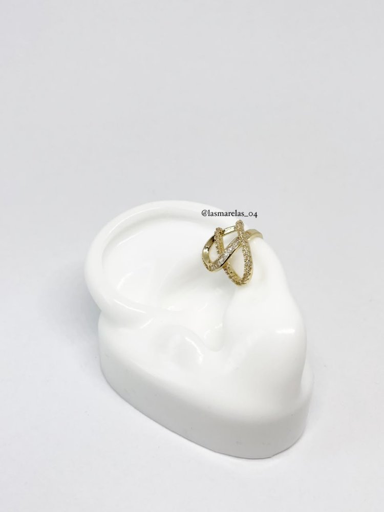 Ear cuff N° 14 - Laminado de Oro