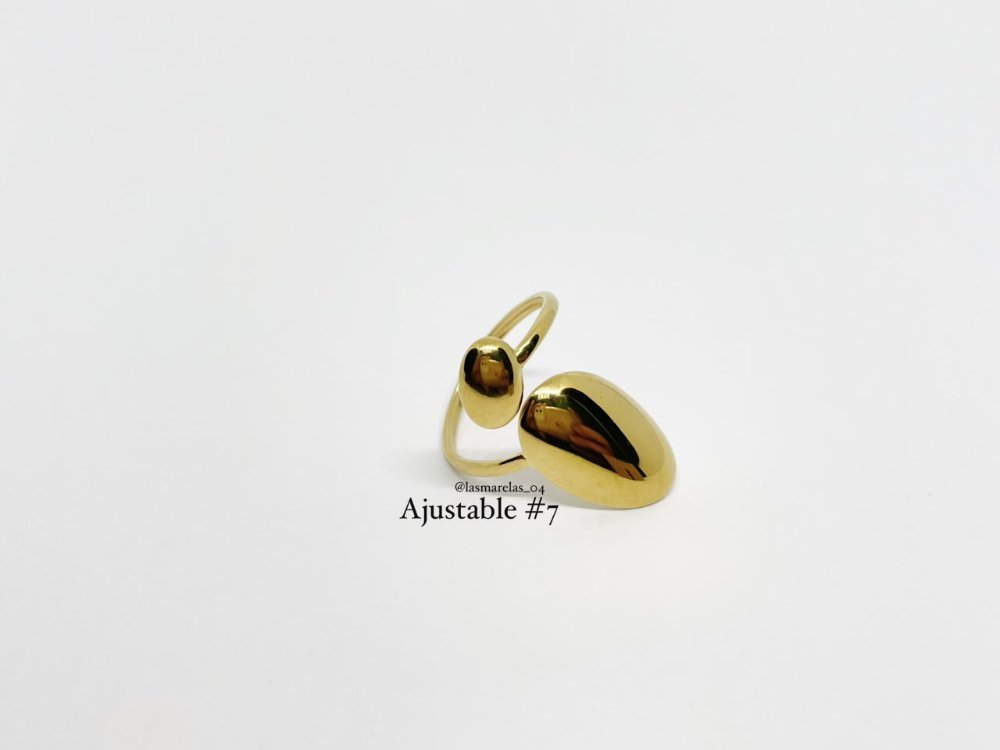 Anillo # 7 dos gotas estilo 2