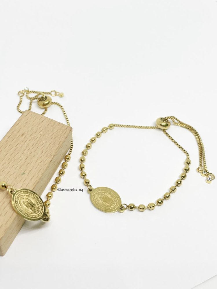 Pulsera ajustable Virgen de Guadalupe