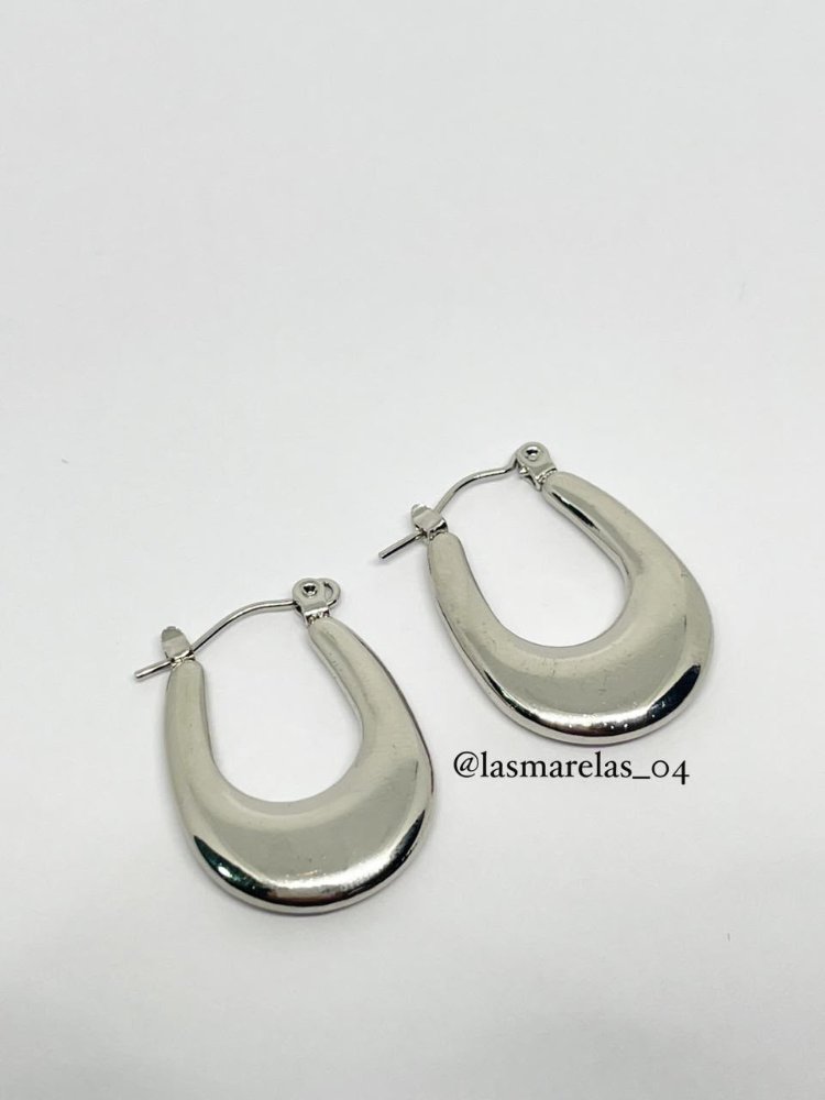 Argollas ovaladas planas N° 26 - Acero Inoxidable