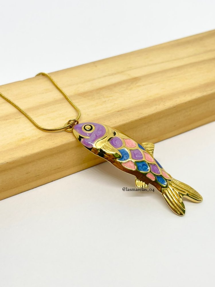 Cadena pez morado