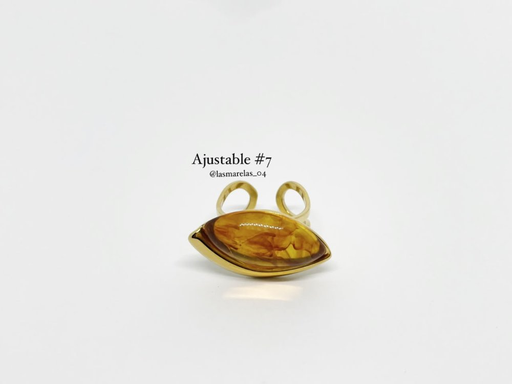 Anillo # 7 Ojo de tigre
