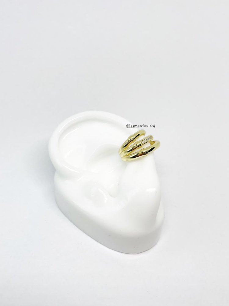 Ear cuff N° 13 - Laminado de Oro