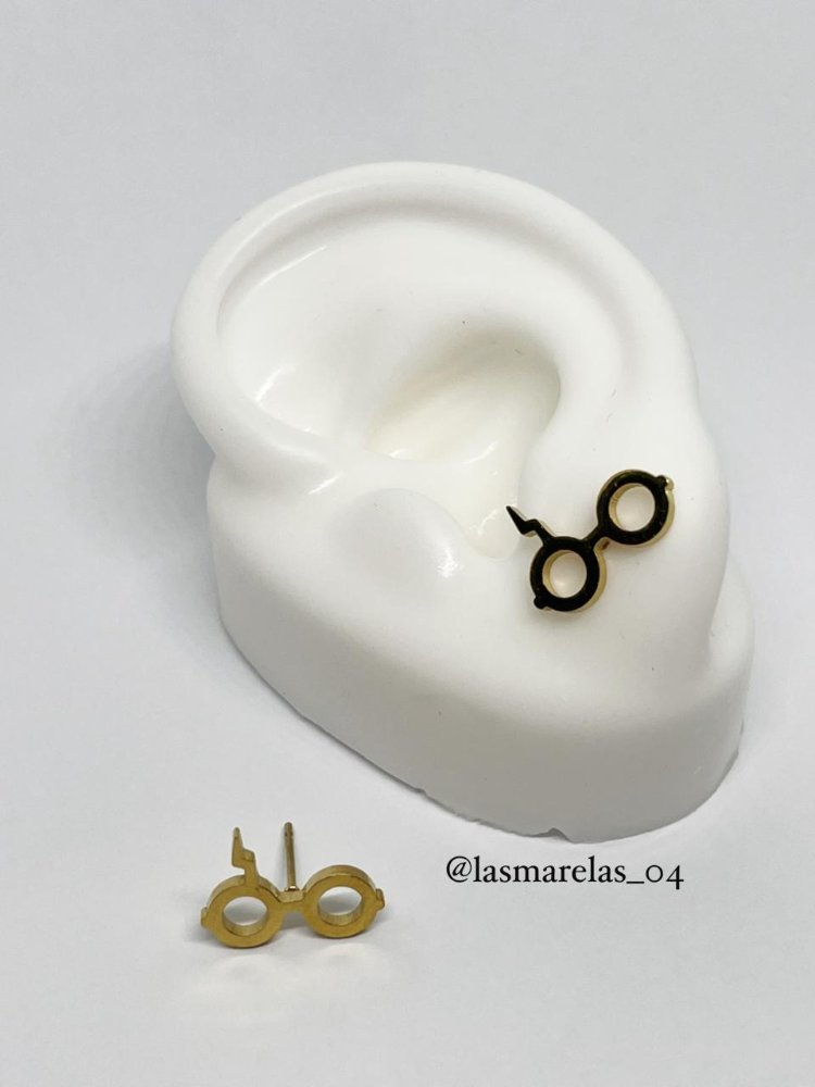 Aritos pequeños Harry Potter N° 3 - Acero Inoxidable