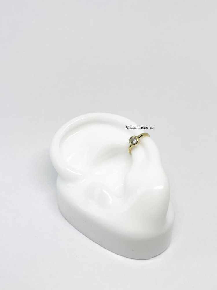 Ear cuff N° 15 - Laminado de Oro