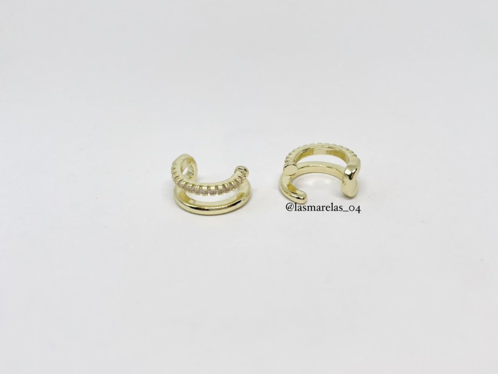 Ear cuff N° 7 - Laminado de Oro