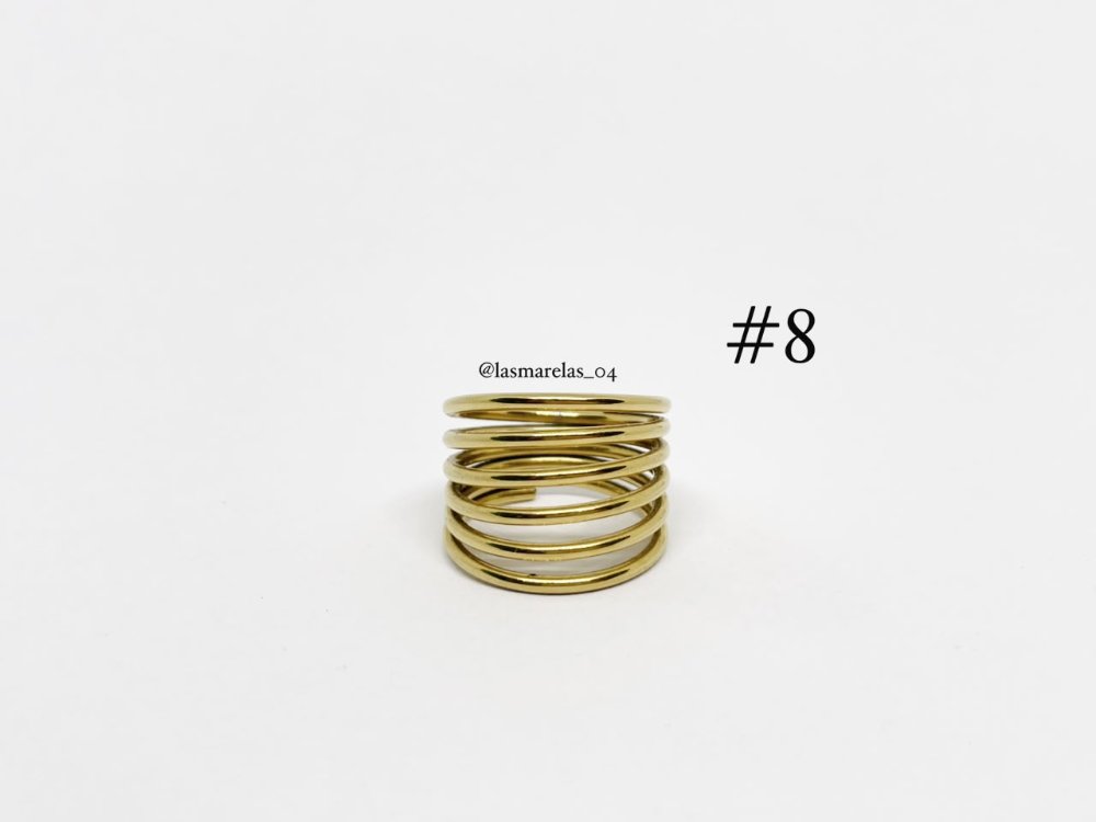 Anillo grueso #8 - Acero inoxidable
