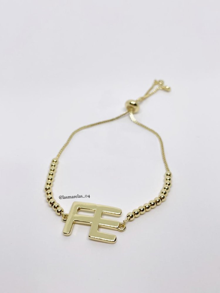 Pulsera de FE dorada