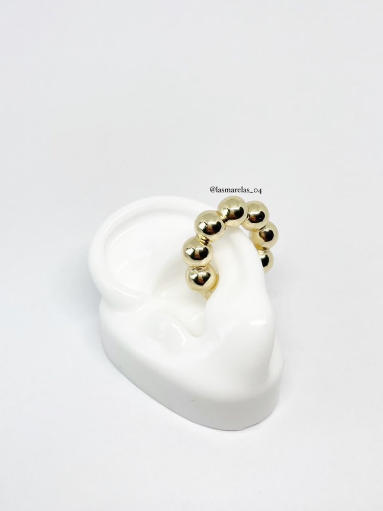 Ear cuff N° 11 Grande - Laminado de Oro
