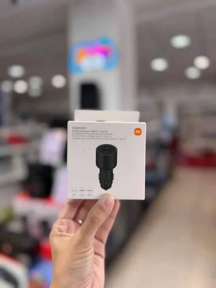 CARGADOR AUTO XIAOMI MI 67W USB +TIPO C