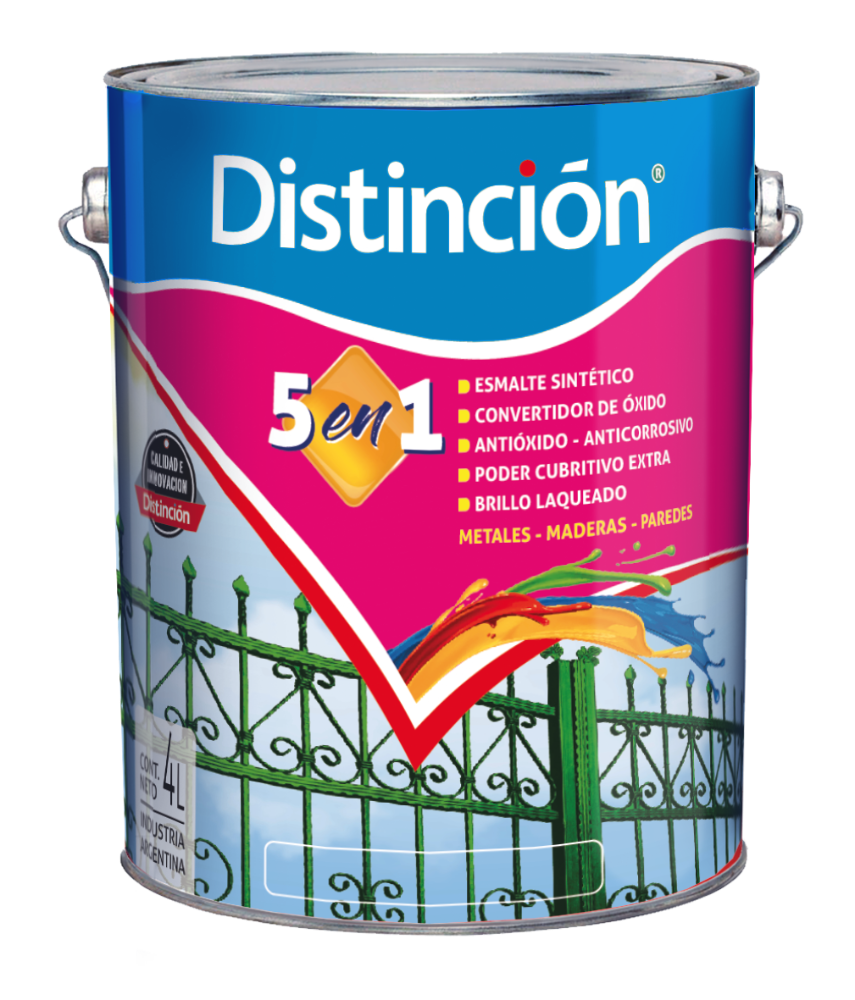 Esmalte sintetico alta temperatura negro 1lts