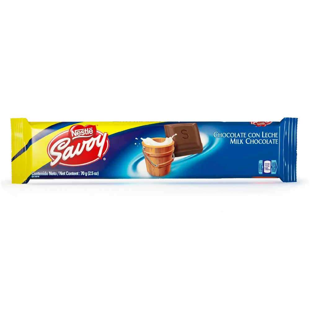 Savoy chocolate con leche 70 G