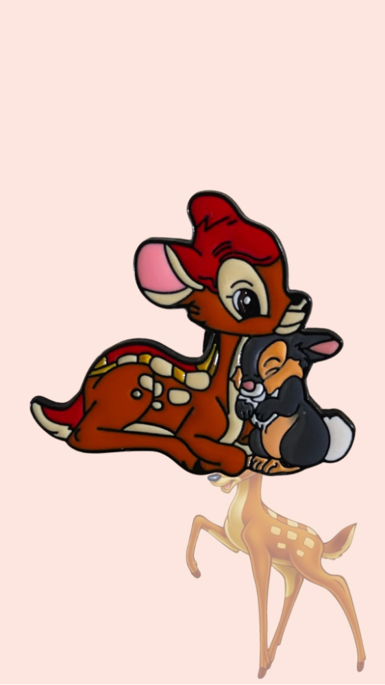 Bambi y Tambor pin
