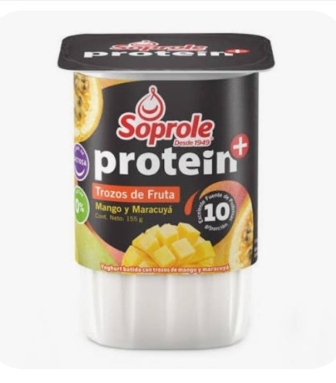 YOGHURT PROTEIN MANGO MARACUYA SOPROLE 155GR