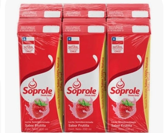 LECHE FRUTILLA 200CC  X6UN