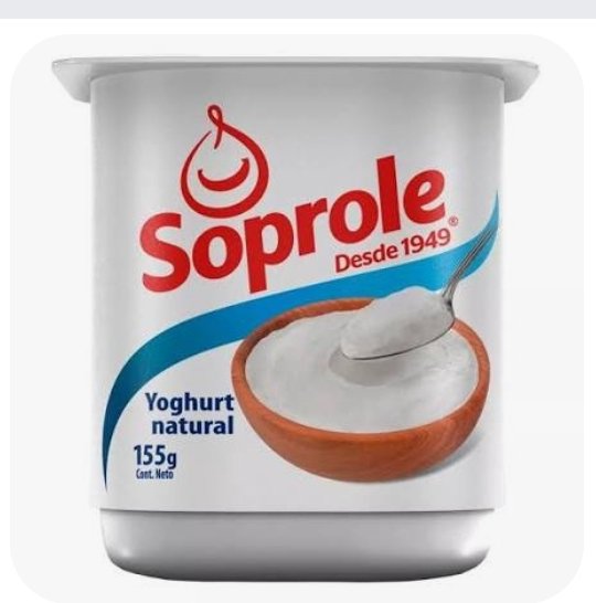 YOGHURT BATIDO NATURAL SOPROLE 155GR