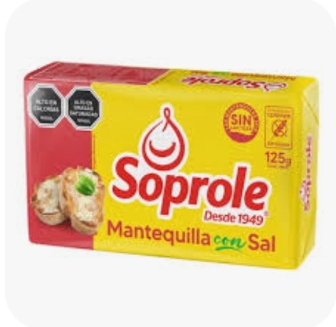 MANTEQUILLA CON SAL SOPROLE  125GR