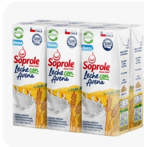 LECHE CON AVENA SOPROLE 200CC X 6UN